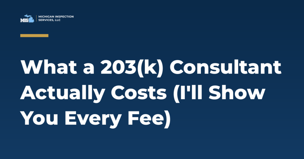 203(k) consultant fees explained: work write-up, draw inspections, HUD maximums